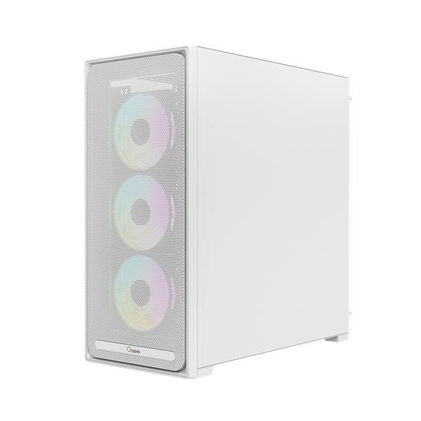 Ocypus Delta C70 WH ARGB, EATX, Type-C*1, USB3.0*2, FRONT 3x120mm ARGB, REAR 1x120mm ARGB