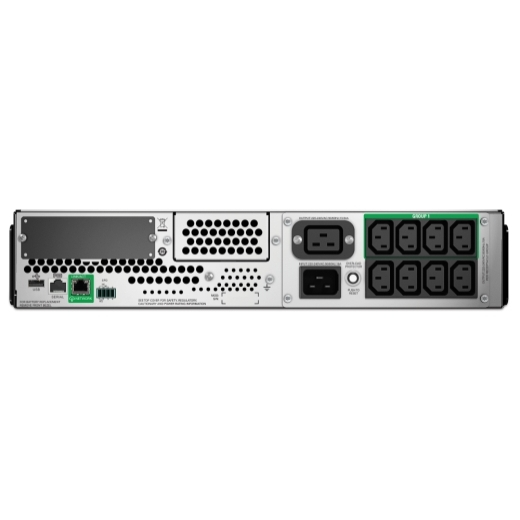 Фото APC Smart-UPS 2200VA/1980W, RM 2U, Line-Interactive, LCD, Out: 220-240V 8xC13 (4-Switched) 1xC19, EPO, SmartConnect, Black, 1 year warranty (замена SMT2200RMI2U)