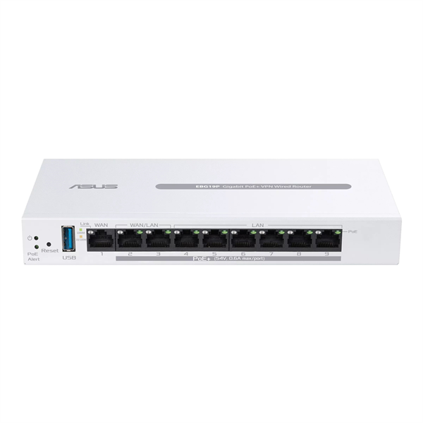 Фото ASUS EBG19P//9-Port Gigabit PoE+ VPN Wired Router