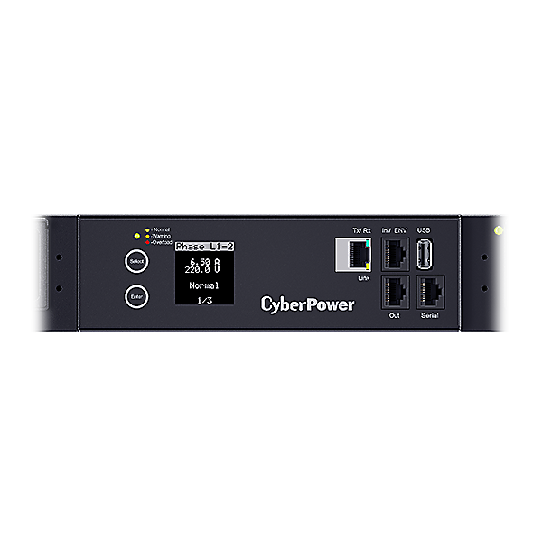 Фото CyberPower PDU PDU83402 3ph 0U, Switched MBO; 23kW/32A,SNMP, plug IEC 309-32A; (24) IEC 320 C13 (6) IEC 320 C19 NEW