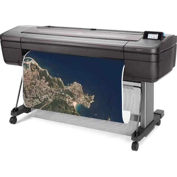 Фото Широкоформатный принтер HP DesignJet Z6 PS (44",6 colors, pigment ink, 2400x1200dpi,128 Gb(virtual),500 Gb HDD, GigEth/host USB type-A,stand,single sheet and roll feed,autocuttePS)