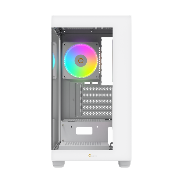 Ocypus Gamma C52 WH ARGB, MATX, USB3.0*1+USB2.0*2, SIDE 2x120mm ARGB, REAR 1x120mm ARGB