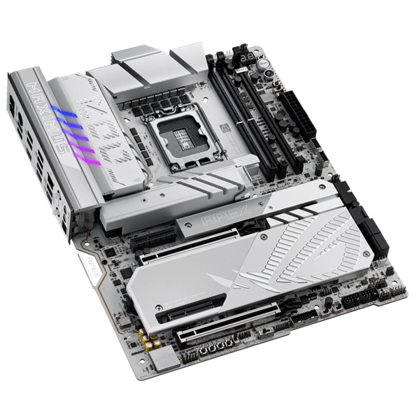 Фото ASUS ROG MAXIMUS Z890 APEX, LGA1851, Z890, 2*DDR5, 4*SATA, 6*M.2, 8*USB 3.2, Type-C, 2*PCIx16, 2*PCIx4, 2*Thunderbolt™ 4, ATX; 90MB1IP0-M0EAY0