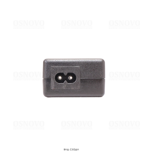 Фото OSNOVO Midspan-1/300G PoE-инжектор Gigabit Ethernet на 1 порт, мощностью до 30W. Соответствует стандартам PoE IEEE 802.3af/at. (конт. 1,2(+); 3,6(-)). Автоматическое определение PoE устройств. Мощност