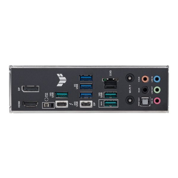Фото ASUS TUF GAMING Z890-PLUS WIFI, LGA1851, Z890, 4*DDR5, 4*SATA, 4*M.2, 6*USB 3.2, Type-C, 2*PCIx16, 1*PCIx4, 2*PCIx1, Thunderbolt™ 4, HDMI+DP, ATX; 90MB1IQ0-M0EAY0