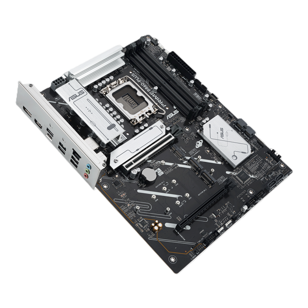 Фото ASUS PRIME B860-PLUS-CSM, LGA1851, B860, 4*DDR5, 4*SATA, 2*M.2, 3*USB 3.2, 4*USB 2.0, Type-C, 5*PCIx16, DP+HDMI, ATX; 90MB1KA0-M0EAYC