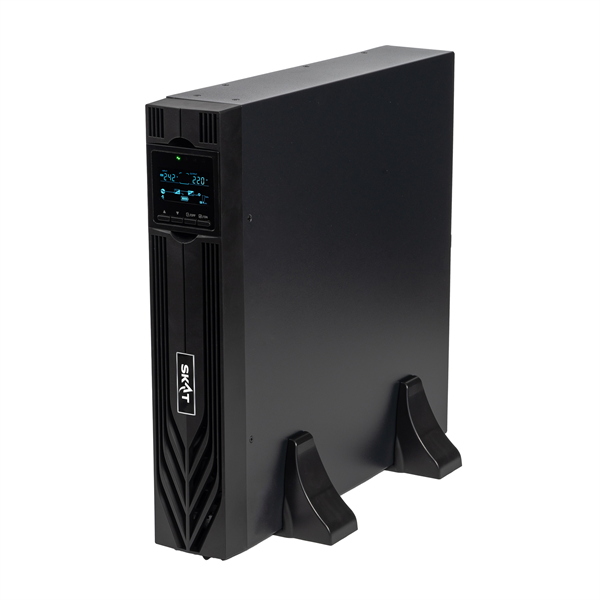 Фото (8771) SKAT-UPS 2000-RACK-ON-E P3 - ИБП 2000 Вт, On-Line, синус, внешн. АКБ 48В, 8хC13