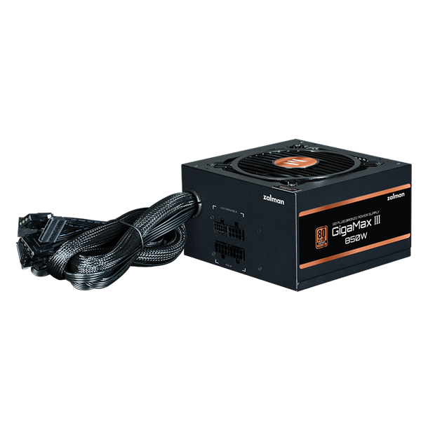 Фото Zalman ZM850-GV3, 850W, ATX12V v3.0, Gen 5.0, APFC, 12cm Fan, 80+ Bronze, Retail