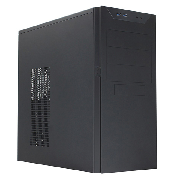 Фото MidiTower Powerman BA833 Black ____ U3.0*2+A(HD) ATX, mATX(без блока питания)