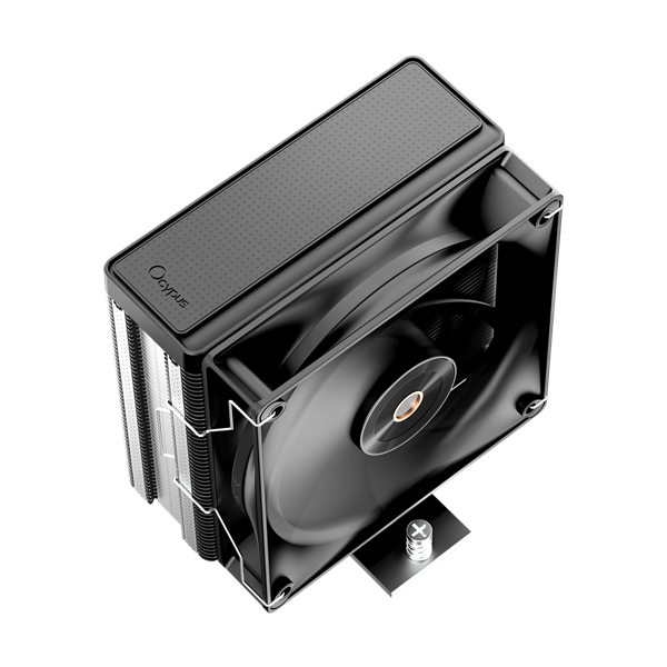 Фото Ocypus Delta A40 Elite BK, 120mm FAN, Top Panel, 4 HEAT PIPES, 4-PIN PWM, 500-2000 RPM, 29DBA, HYDRO BEARING, LGA115X/1200/1700/18XX, AM4/AM5