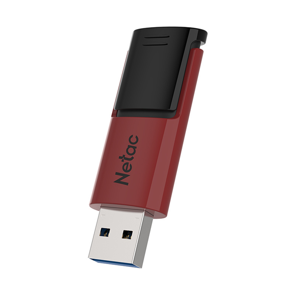 Фото Netac U182 Red 64GB USB3.2 Flash Drive, retractable (replaced NT03U182N-064G-30RE)