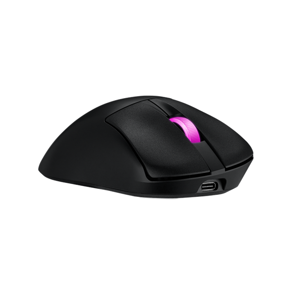 Фото ASUS ROG KERIS II ORIGIN, 54g, Wired, 2.4GHz RF, Bluetooth 5.1, 42K DPI sensor, 5 Programmable Buttons, Black