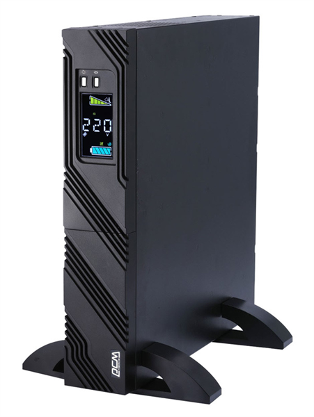 Фото Powercom SMART KING PRO+, Line-Interactive, 3000VA/2400W, Rack/Tower, 8*IEC320-C13+ 1*C19, Serial+USB, SmartSlot (1152579)