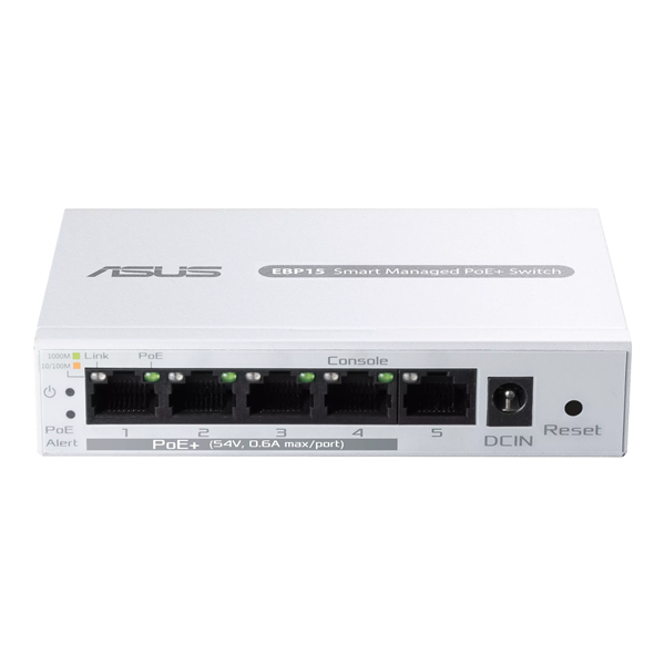 Фото ASUS EBP15//5-Port GbE Smart Managed PoE+ Switch