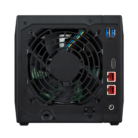 Фото ASUSTOR AS5404T 2-Bay NAS/Media player/Intel Celeron N5105 2.0GHz up to 2.9GHz, 4GB SO-DIMM DDR4, noHDD(HDD,SSD),/2x 2,5Gb (LAN)/3xUSB3.2,HDMI
