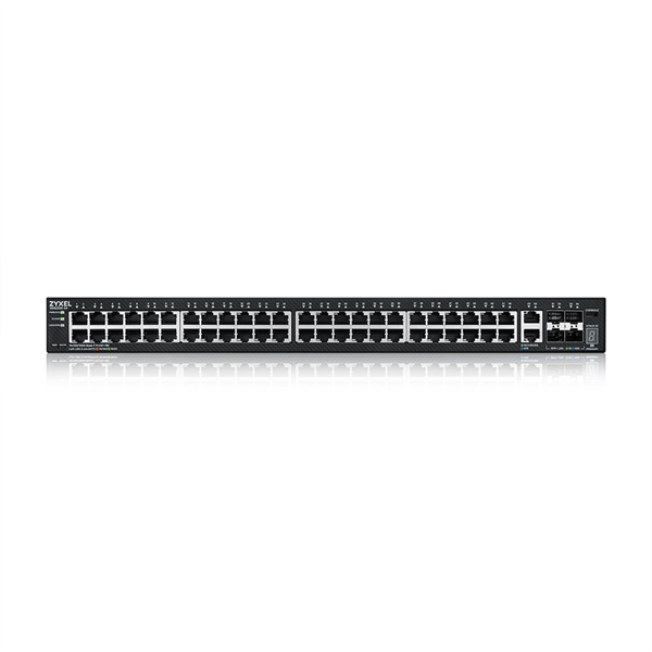 Фото L3 Access Zyxel NebulaFlex Pro XGS2220-54, rack 19", 48xRJ-45: 1G, 2xRJ-45: 1/2.5/5/10G, 4xSFP+