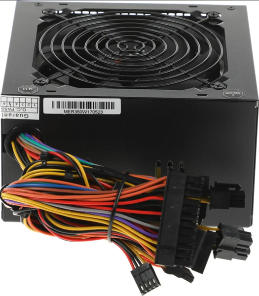 Фото Accord ATX 350W ACC-350W-12 (20+4pin) 120mm fan 4xSATA