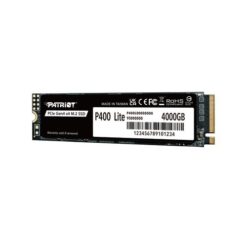 Фото Patriot SSD P400 Lite 1TB M.2 2280 NVMe PCle 4.0 x4 R3500/W2700 TBW 560TB 3D NAND with HS