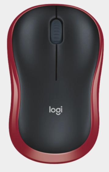 Logitech Wireless Mouse M185, Red, CN, [910-002240/910-002633]