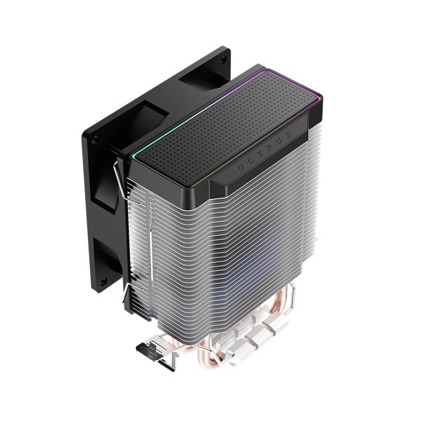 Фото Ocypus Gamma A20 BK ARGB, 92mm FARGB FAN, Top FARGB Panel, 2 HEAT PIPES, 3-PIN, 1900 RPM, 21DBA, HYDRO BEARING, LGA115X/1200/1700/18XX, AM4/AM5