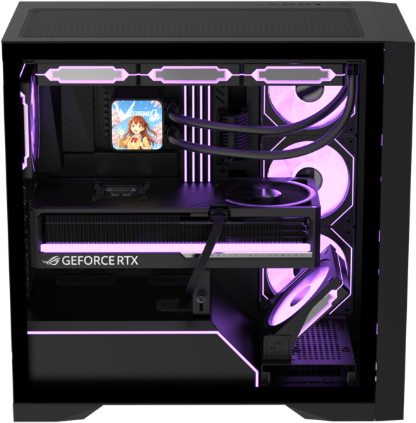 Фото Formula V Line Air Power G8 Black, ATX, Dual Front Panels, TYPE-C*1, USB3.0*1