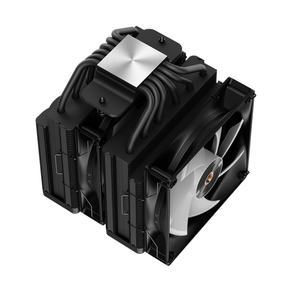 Фото Ocypus Delta A62 BK ARGB, 2x120mm ARGB FAN, Top Panel, 6 HEAT PIPES, 4-PIN PWM, 500-2000 RPM, 29DBA, HYDRO BEARING, LGA115X/1200/1700/18XX, AM4/AM5