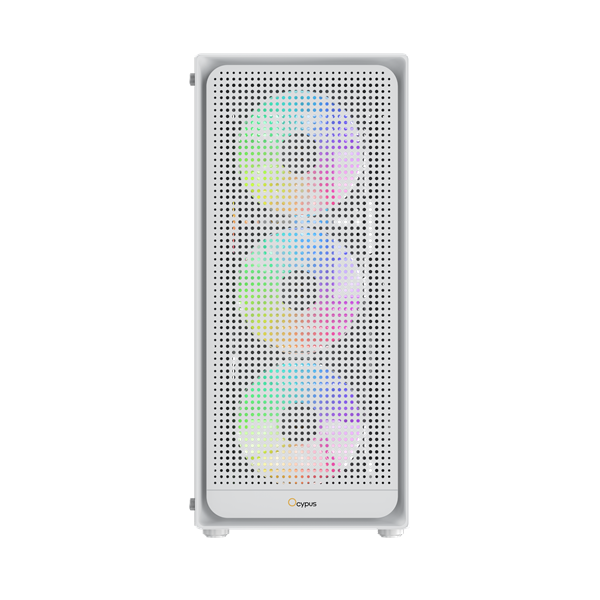 Ocypus Gamma C50 WH ARGB, MATX, USB3.0*1+USB2.0*2, FRONT 3x120mm ARGB, REAR 1x120mm ARGB