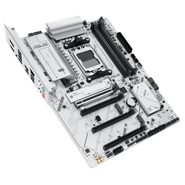 Фото ASUS B650E MAX GAMING WIFI W, AM5, B650, 4*DDR5, 4*SATA, 3*M.2, 5*USB 3.2, 2*USB 2.0, Type-C, 5*PCIx16, DP+HDMI, ATX