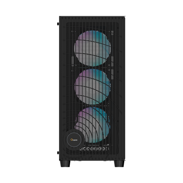 Фото Ocypus Gamma C70 BK ARGB, ATX, USB3.0*1+USB2.0*1, FRONT 3x120mm ARGB, REAR 1x120mm ARGB