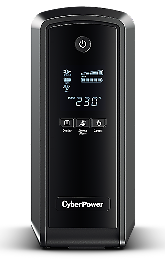 Фото Источник бесперебойного питания Cyberpower CP900EPFCLCD Line-Interactive 900VA/540W USB/RJ11/45 (6 EURO)