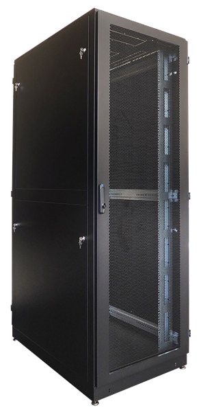 ЦМО Шкаф серверный напольный 48U (800 1000) двойные перфорированные двери 2 шт.