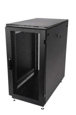 ЦМО Шкаф серверный напольный 30U (600  1000) дверь перфорированная 2 шт., чёрный