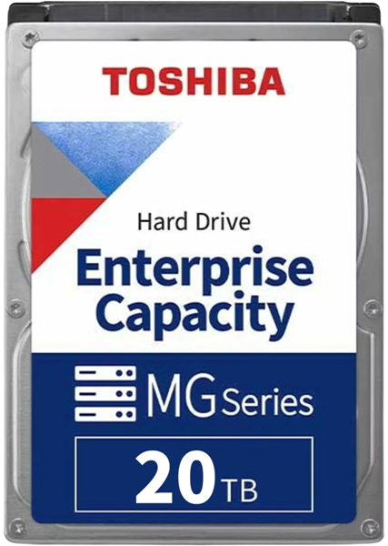 Toshiba Enterprise HDD 3.5" SATA 20TB, 7200 rpm, 512MB buffer, MG11ACA20TE, 1 year