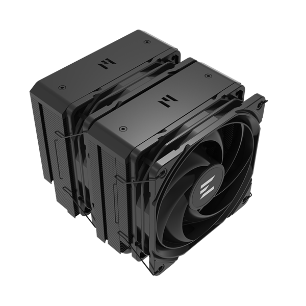 Фото ZALMAN CNPS14X DUO BLACK, 2x120mm FANS, 6 HEAT PIPES, 4-PIN PWM, 600-2000 RPM, 29,7 DBA MAX, HYDRO BEARING, FULL SOCKET SUPPORT