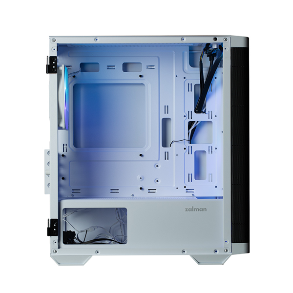 Фото ZALMAN M4 White, MATX, WHITE, WINDOW, 1xCombo (3.5'' or 2.5''), 1x3.5", 2x2.5", 1xUSB2.0, 2xUSB3.0, FRONT 3x120mm ARGB, REAR 1x120mm ARGB