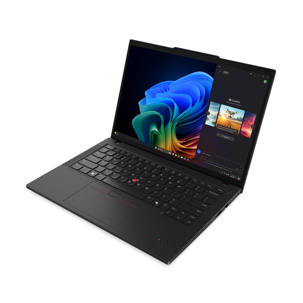 Фото ThinkPad T14 Gen 6 14" WUXGA (1920x1200) AG 400N, Ultra 7 258V, 32GB Soldered LPDDR5x-8533, 1TB SSD, Intel Arc, Wi-Fi7, BT5.4, FPR, 5M RGB+IR Cam,KbRu/Eng, 4cell 57Wh, 65W USB-C, Win 11 ProEng, 1Y, 1.