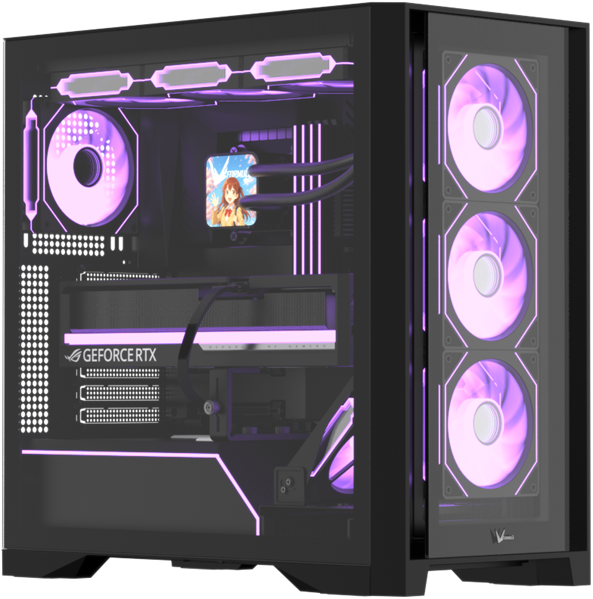 Фото Formula V Line Air Power G8 Black, ATX, Dual Front Panels, TYPE-C*1, USB3.0*1