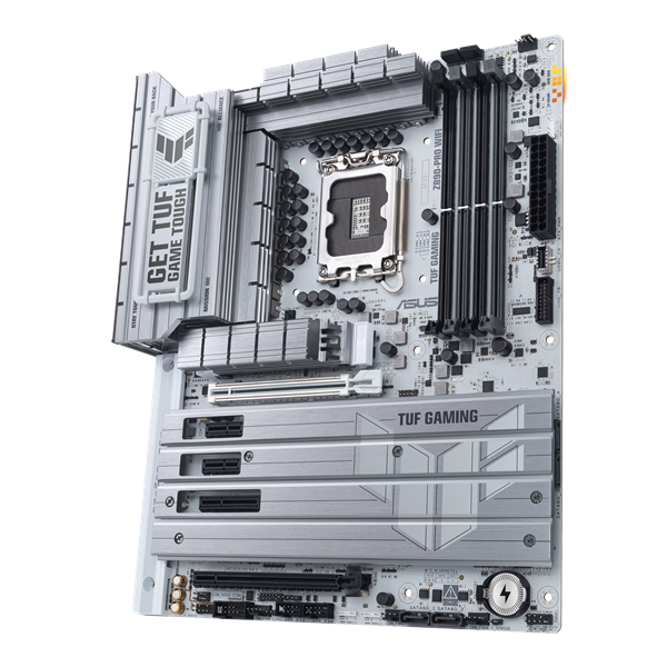 Фото ASUS TUF GAMING Z890-PRO WIFI, LGA1851, Z890, 4*DDR5, 4*SATA, 4*M.2, 6*USB 3.2, 2*PCIx16, 1*PCIx4, 2*PCIx1, 2*Thunderbolt™ 4, HDMI+DP, ATX; 90MB1IR0-M0EAY0