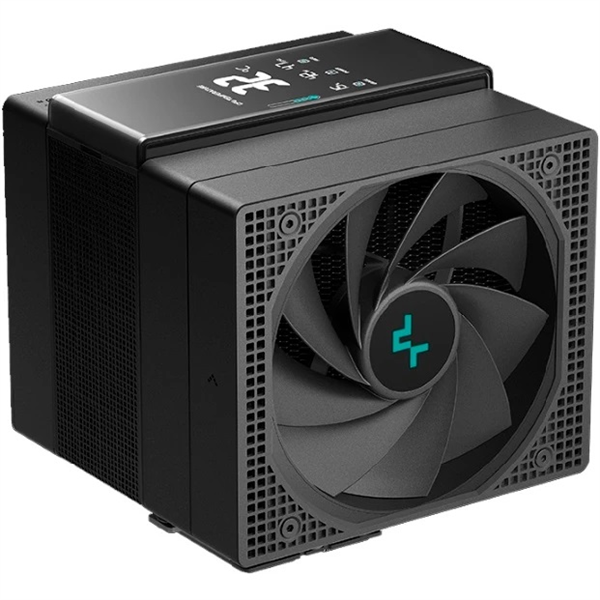 Фото DEEPCOOL ASSASSIN IV VC VISION LGA20XX/1700/1200/115X/AM5/AM4 (6шт/кор,TDP 300W, PWM, DUAL FAN 140mm + 120mm, DUAL Heatsink, 7 Heatpipe, Copper Base) RET (R-ASN4-BKNVMD-G)