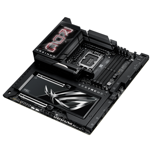 Фото ASUS ROG MAXIMUS Z890 EXTREME, LGA1851, Z890, 4*DDR5, 4*SATA, 6*M.2, 7*USB 3.2, Type-C, 2*PCIx16, 2*PCIx4, 2*Thunderbolt™ 5, HDMITM, ATX; 90MB1IA0-M0EAY0