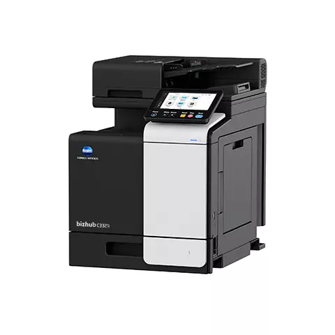 Фото Konica Minolta bizhub C3321i (МФУ,A4, Color, 33 стр./мин, Duplex, 1200x1200, RAM 4GB, 16GB SD, 1,6 GHz, panel 7" sensor, USB/GBE/WiFi(opt.), DADF 80, tray 500+100, full toners,запуск АСЦ платно)