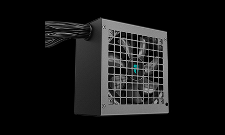 Фото Deepcool GAMERSTORM PF600X (ATX 2.52, 600W, PWM 120mm fan, Active PFC+DC to DC, 80+ BRONZE) RET (R-PF600X-HD0B-WGEU)