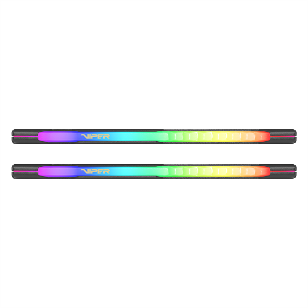 Фото Patriot Viper STEEL DDR4 DIMM RGB 16GB 3600MHz KIT 2*8GB CL18 18-22-22-42 1.35V