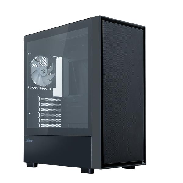 Фото ZALMAN S6, ATX, BLACK, WINDOW, 1xCombo (2.5'' or 3.5''), 3x2.5'', 1x3.5'', 1xUSB Type C, 1xUSB3.0, 2xUSB2.0, FRONT 3x140mm FRGB, REAR 1x120mm FRGB