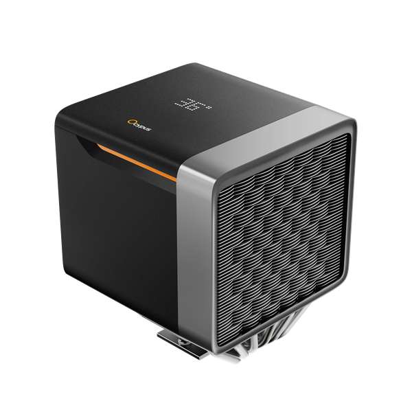 Фото Ocypus Delta A62 EX BK Digital, 2x120mm ARGB FAN, Top Display Panel, 6 HEAT PIPES, 4-PIN PWM, 600-1800 RPM, 31DBA, HYDRO BEARING, LGA115X/1200/1700/18XX, AM4/AM5