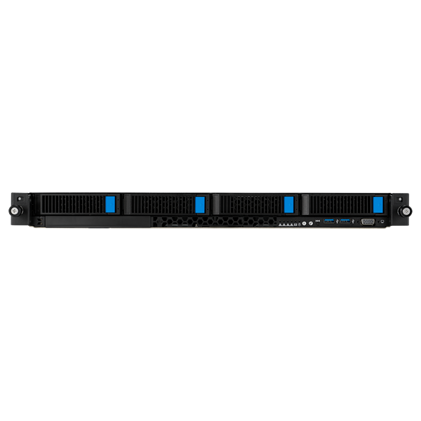 ASUS RS501A-E12-RS4: 1U, 1x AMD EPYC 9004/9005 SP5 (TDP 360–400W), 24x DDR5 RDIMM (up to 3TB), 4x 2.5/3.5 SATA/U.2, 2x M.2 , 3x PCIe 5.0 + OCP 3.0, 2x 1GbE, 2x 1600W PSU