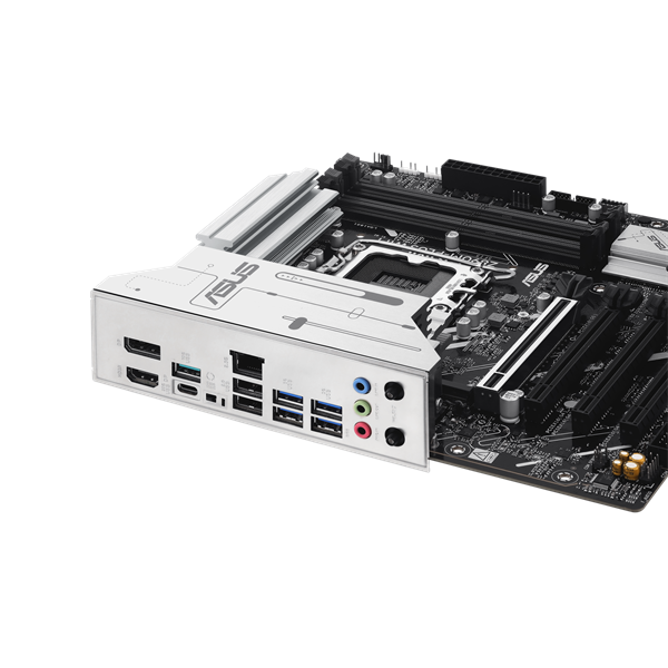 Фото ASUS PRIME Z890M-PLUS WIFI, LGA1851, Z890, 4*DDR5, 6*SATA, 3*M.2, 5*USB 3.2, 4*USB 2.0, Type-C, 3*PCIx16, HDMI+DP, mATX; 90MB1J80-M0EAY0
