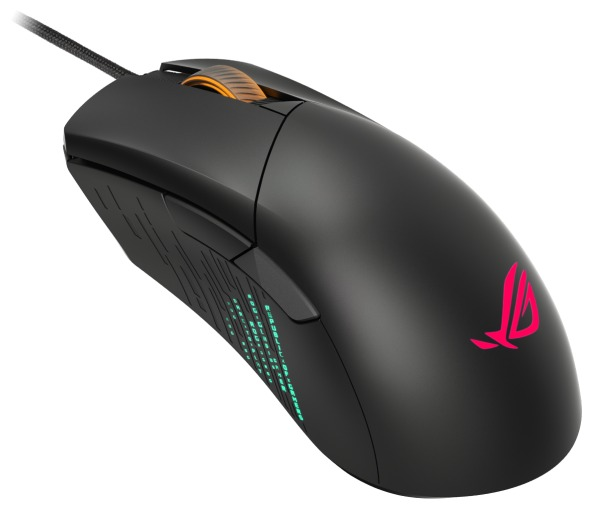 Фото ASUS ROG GLADIUS III, 79g, Wired, 19K DPI Sensor, 6 programmable buttons & scroll wheel, Black