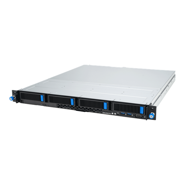 Фото ASUS RS300-E12-RS4 1U, 1x Socket LGA1700 E-2400, 4 x DDR5 UDIMM ECC, 4 x 3.5'' (SATA/SAS/NVMe) HotSwap, Intel; RAID 0, 1, 5, 10, 1xPCI-Ex16, 1xPCI-Ex8, 1xPCI-Ex4, ASMB11-iKVM, 2x 450W 80 PLUS Gold