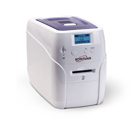 Pointman Nuvia N10, односторонний, ручная подача карт, USB2.0 (High-Speed), RS-232, 10/100 Ethernet, LCD